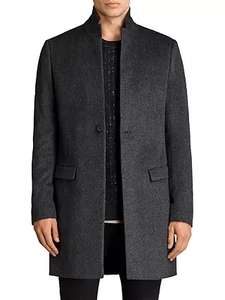 AllSaints Bodell Wool Tailored Coat, Charcoal Grey £146 at John Lewis & Partners