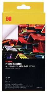 Kodak Photo Printer Black & Tri-Colour Ink Cartridge with Paper (Credit Card Size) - £3.99 @ Argos/Ebay