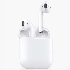 Refurbished Apple AirPods MRXJ2ZM/A 2nd Gen Qi Wireless Charging Case Bluetooth Earphones £119.99 at electrical-deals.co.uk