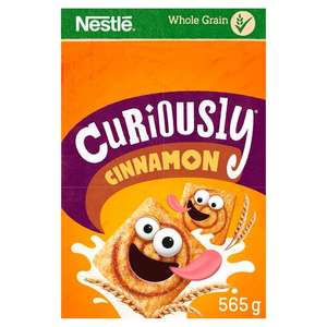 Curiously Cinnamon Cereal 565g | Nestle Cheerios Cereal 600G £2 Each || Shreddies £1.50 (Minimum Basket / DElivery Fees Apply) @ Tesco