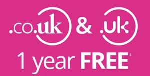 LCN 2 Free .co.uk domains for 1 year