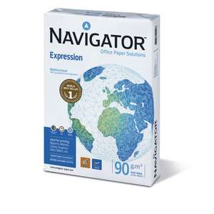 Navigator A4 90gsm 1 box (5 reams x 500 sheets) £21.13 delivered @ Staples UK