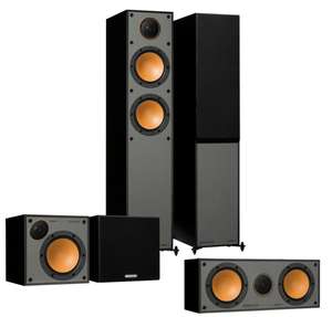 Monitor Audio Monitor 200 5.0 Home Cinema Speaker System - black or walnut - £449.10 delivered using code at Superfi