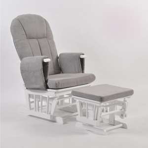 Mothercare Recliner Nursing Chair and Footstool Grey £119.70 @ Kub Direct