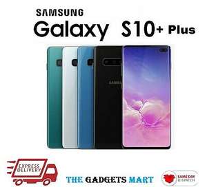 Like New Open Box - Samsung Galaxy S10+ - 175g | 6.4" AMOLED 1440p | Card slot | 3.5mm jack | stereo speakers | £379.99 @ ebay / gadgetmarkt