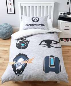 Overwatch Bedding Set Single Now £7 / Double £9.99 Delivery is £3.95 @ Argos