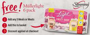 FREE Mullerlight Slimming World 6 Pack with any 3 Slimming World Meals or Meats (Minimum Basket / Delivery Charge Applies) at Iceland
