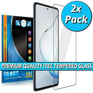 2x Samsung Galaxy S10 LITE 2020 Tempered Glass Screen Protector - 99p delivered @ circuit_planet / ebay