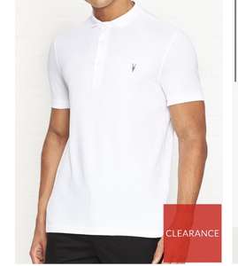 All saints mens reform white polo shirt - £17 + £3.99 delivery @ Very