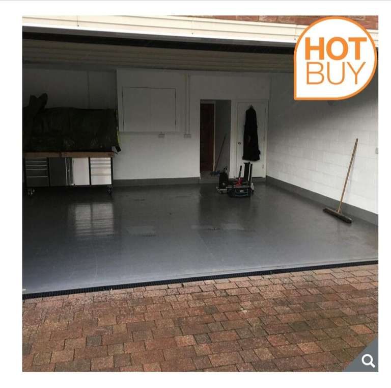 Klikflor X500 Garage Floor Tiles (496 x 496 x 7mm) - 4 Pack £19.99 each (Minimum order 3 - £59.97) delivered @ Costco