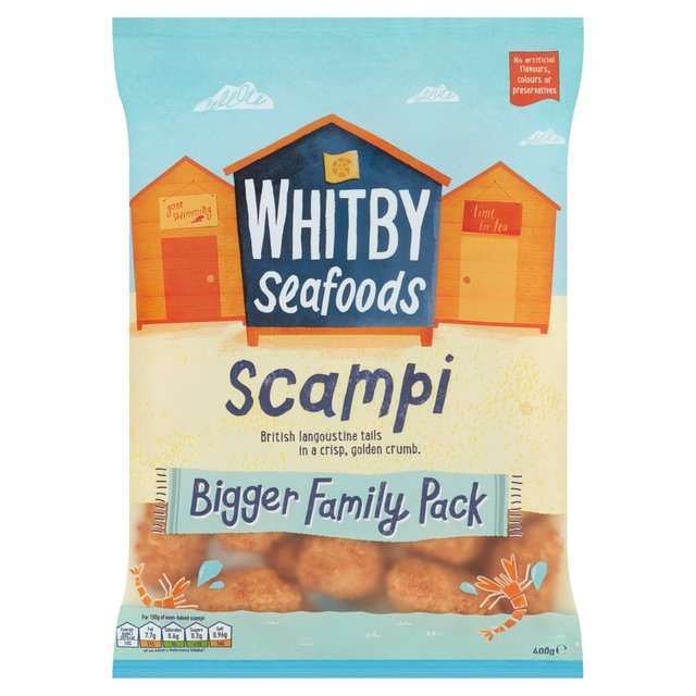 Whitby Family Bag Whole Scampi, 400g - £2.99 each or 2 for £5 instore @ Farmfoods