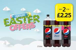 4 Litres of Pepsi Max/Diet/Cherry for £2.25 | Frozen Meal Deal £5 @ Londis