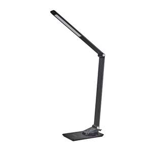 REDUCED AGAIN Vanen 6w Led Black Ultra Slim Dimmable Desk Lamp with USB £13.49 + £3.95 delivery @ Value Lights