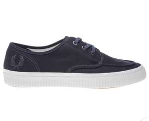 Fred Perry ‘Ealing’ Canvas Trainers (2 Colours/ Sizes 7-11) £23.99 With Code & Free Next Day Delivery @ Soul Trader Outlet