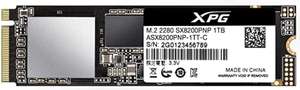 ADATA XPG SX8200 Pro 1TB M.2 Gaming Solid State Drive (SSD), black - £95.11 Sold By Amazon EU (Mainland UK) @ Amazon