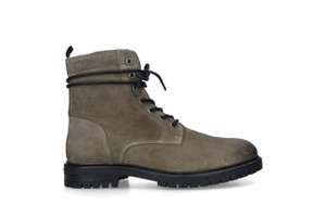 Kurt Geiger Phoenix Leather Boots - Khaki & Black Available £39 + £3.50 del at Shoeaholics