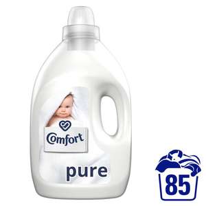 Comfort Pure / Blue / Sunshiny Days Fabric Conditioner 85 Wash 3L for £3 each (Clubcard, Min Spend / Delivery Fee Applies) @ Tesco