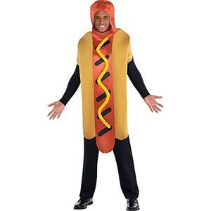 Adults Hot Dog Jumpsuit £14.51 (Prime) + £4.49 (non Prime) - Sold and Shipped by PartyVision at Amazon
