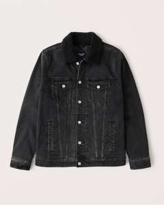 Abercrombie & Fitch - Sherpa Denim Jacket Mens £33 + £5 delivery (Free Shipping over £75)