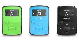 SanDisk Clip Jam 8 GB MP3 Player (3 colours) - £21.99 at Amazon
