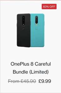 ONEPLUS 8 official Twin pack phone cases £9.99 + £4.99 delivery at OnePlus