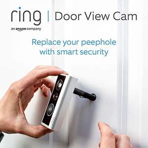 Ring Door View Cam Video doorbell that replaces your peephole 1080p HD video and Two-Way Talk £89 (UK Mainland) Sold by Amazon EU @ Amazon