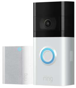 Ring Video Doorbell 3 with Chime Bundle £129 + £3.95 delivery at Argos