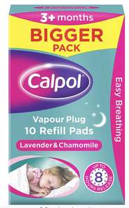 Calpol Vapour Plug Refills Pack of 10 - £3.90 (+£4.49 Non-Prime) @ Amazon