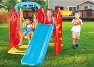 Dolu 4-in-1 Playground now £131.99 using code + FREE Delivery @ The Entertainer
