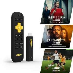 NOW TV Smart Stick with 3 passes (1 month Entertainment, Sky Cinema & 1 day Sky Sports Passes pre-loaded) - £19.99 @ Boss Deals eBay