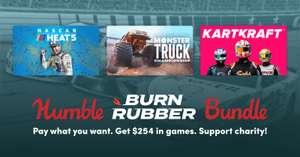 PC Burn Rubber Bundle: Dirt Rally 2, Pacer, Assetto Corsa, GRIP, KartKraft, Monster Truck, Nascar Heat 5 - £8.67 @ Humble Bundle