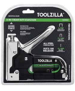 TOOLZILLA® Heavy Duty Staple Gun & Staple Selection Pack - £11.24 Prime / +£4.49 non Prime Sold by BAHV COMMERCE LTD & Fulfilled by Amazon