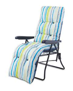 Gardenline Striped Relaxer/Recliner Chair incl Cushion £27.94 delivered @ Aldi