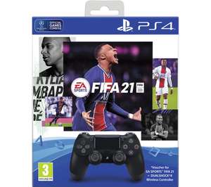 Ps4 controller pad and FIFA 21 - £54.99 + £4.99 Delivery @ GAME