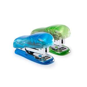 Rapesco Bug Mini Stapler, Blue or Green - 99p Prime (+£4.49 Non Prime) @ Amazon