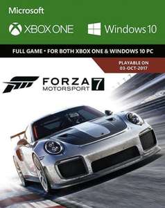Forza 7 motorsport standard - Xbox One / Win10 - £17.99 @ CDKeys