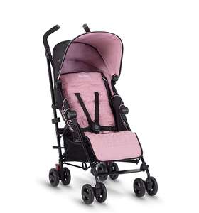 Silver Cross Zest Stroller, Compact and Lightweight Fully Reclining Baby To Toddler Pushchair – Powder Pink £99.99 at Amazon