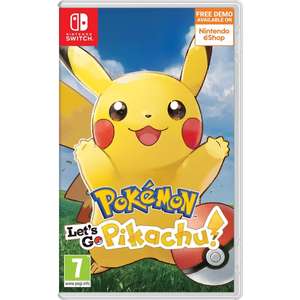 Pokémon Sword / Pokémon Shield / Pokémon: Let's Go Pikachu (Switch) £36.99 each @ Smyths
