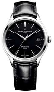 Baume & Mercier Clifton Baumatic 40mm Black Dial & Leather Strap Automatic Watch - £1,840 @ Berry's Jewellers