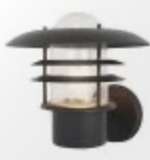 Lark Tiered Fisherman Style Outdoor Wall Lantern - Black - £19 @ Litecraft
