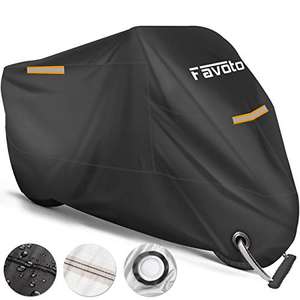 Favoto Waterproof Motorcycle Cover XXL £12.90 Prime (+£4.49 Non Prime) Sold by FAVOTO and Fulfilled by Amazon