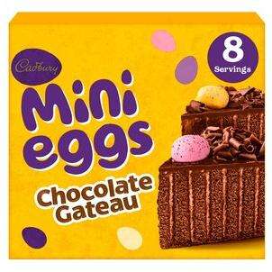 50% off selected Easter Cakes & Hot Cross Buns - Including Cadbury Mini Egg Chocolate Gateau - £1.50 / Hot Cross Buns - £0.35 @ Tesco