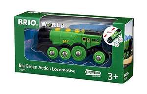 BRIO World Big Green Action Locomotive Battery Powered Wooden Train for Kids £13.79 Amazon Prime / £18.28 Non Prime