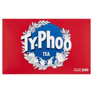 Typhoo 240 Foil Fresh Teabags 696g £1.99 @ Farmfoods