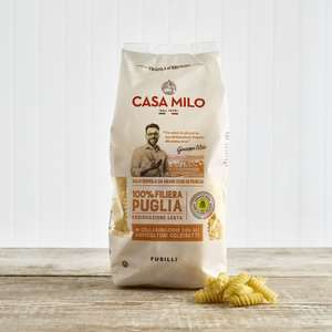Casa Milo Dried Fusilli Pasta, 500g - 40p From Milk & More.