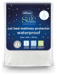 Silentnight Safe Nights Cot Bed Waterproof Mattress Protector £4 @ Morrison’s Sutton