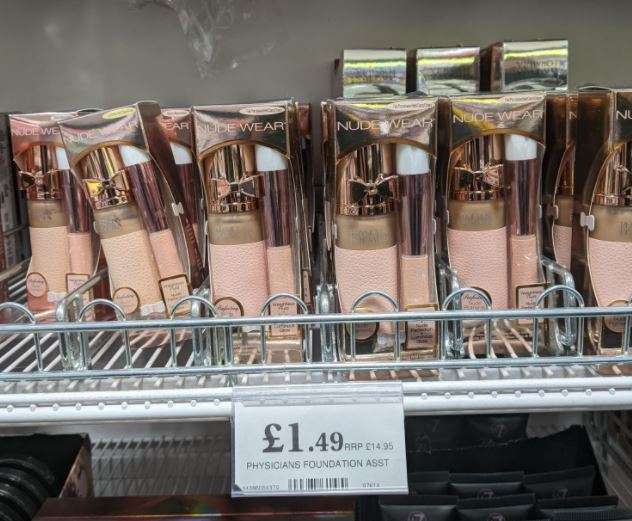 Physicians Formula foundation assist £1.49 at Home Bargains Liverpool