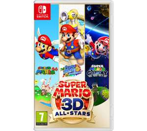 Nintendo Switch Super Mario 3D All-Stars £34.99 with code (free collection only) @ Currys PC World