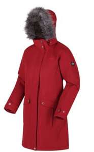 Regatta - Women's Lumexia III Waterproof Insulated Hooded Parka Jacket - Red - £35.45 @ Spartoo