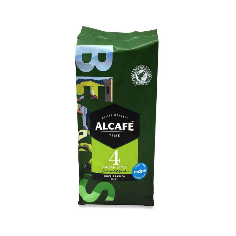Alcafe Coffee Beans Italian Blend No.4 100% Arabica 1 kg £3 @ Aldi Middleton